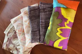 homemade lavender eye pillows