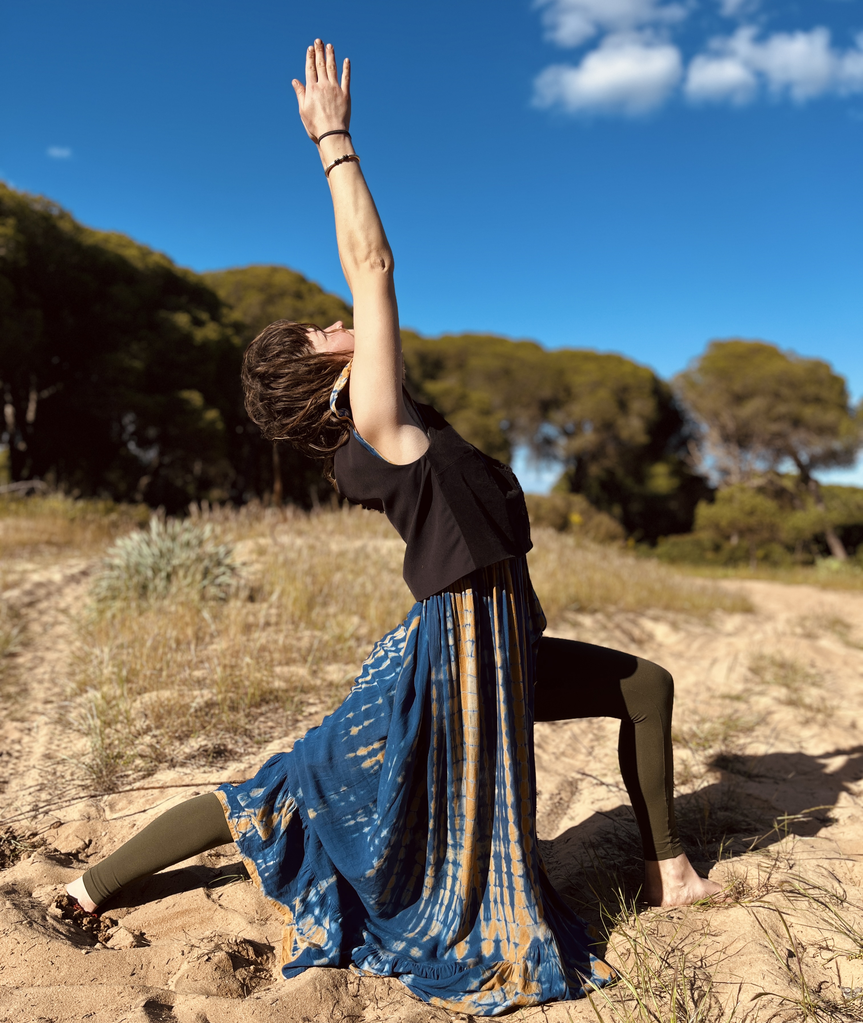 yoga in the beach